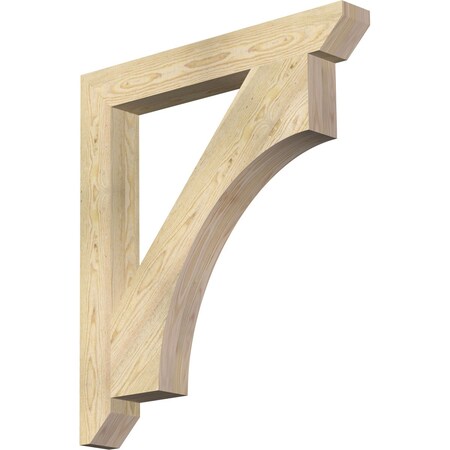 Ekena Millwork Westlake Slat Rough Sawn Bracket, Douglas Fir, 4"W x 32"D x 36"H BKT04X32X36WTL06RDF